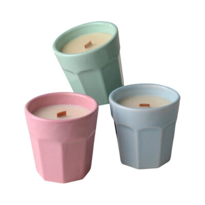 Deluxe Wood Wick Soy Candle In Gift Box