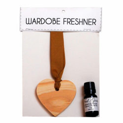 Elmi-Jali wooden heart wardrobe freshener fragrance oil 11ml