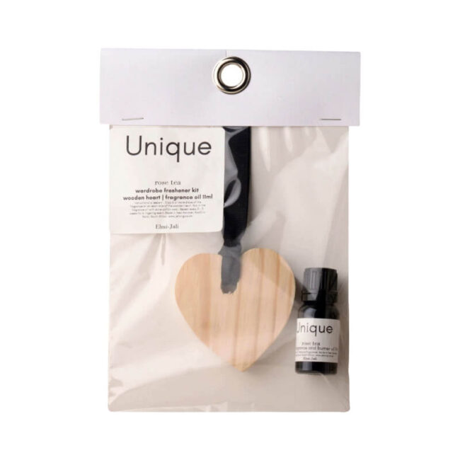 Elmi-Jali Wooden Heart Wardrobe Freshener Kit