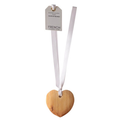 French Country Home Wooden Scented Heart
