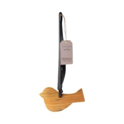 French Country Home wooden bird scented with ribbon 165mm x 95mm