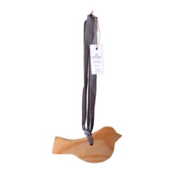 JE Living wooden birds scented on ribbon 165 x 90mm