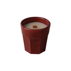 -Sophia E wood wick soy candle in gift box
