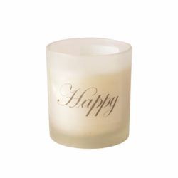 Aroma candle in frosted glass in gift box – NOVELTY SIGNS