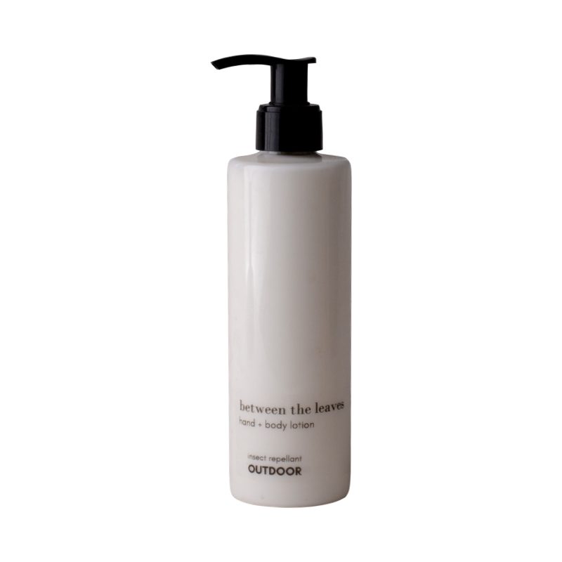 between the leaves hand and body lotion plastic bottle 250ml - OUTDOOR