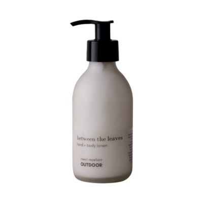 between the leaves hand and body lotion glass bottle 200ml - OUTDOOR