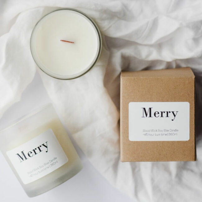 Merry Soy Wax Candle